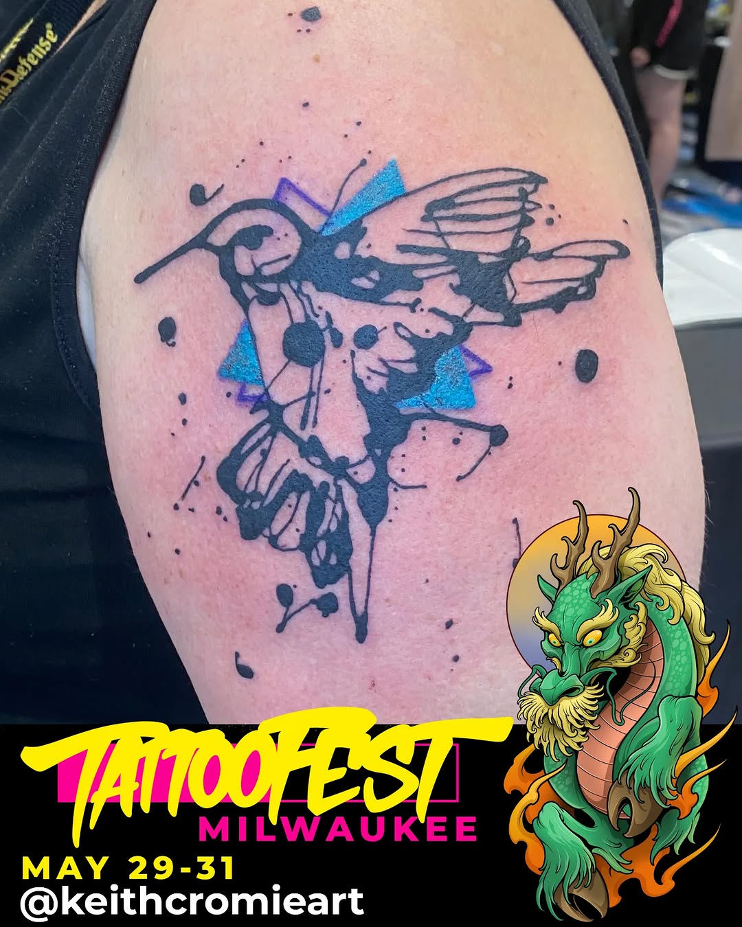 Tattoo by @keithcromieart — trash_polka