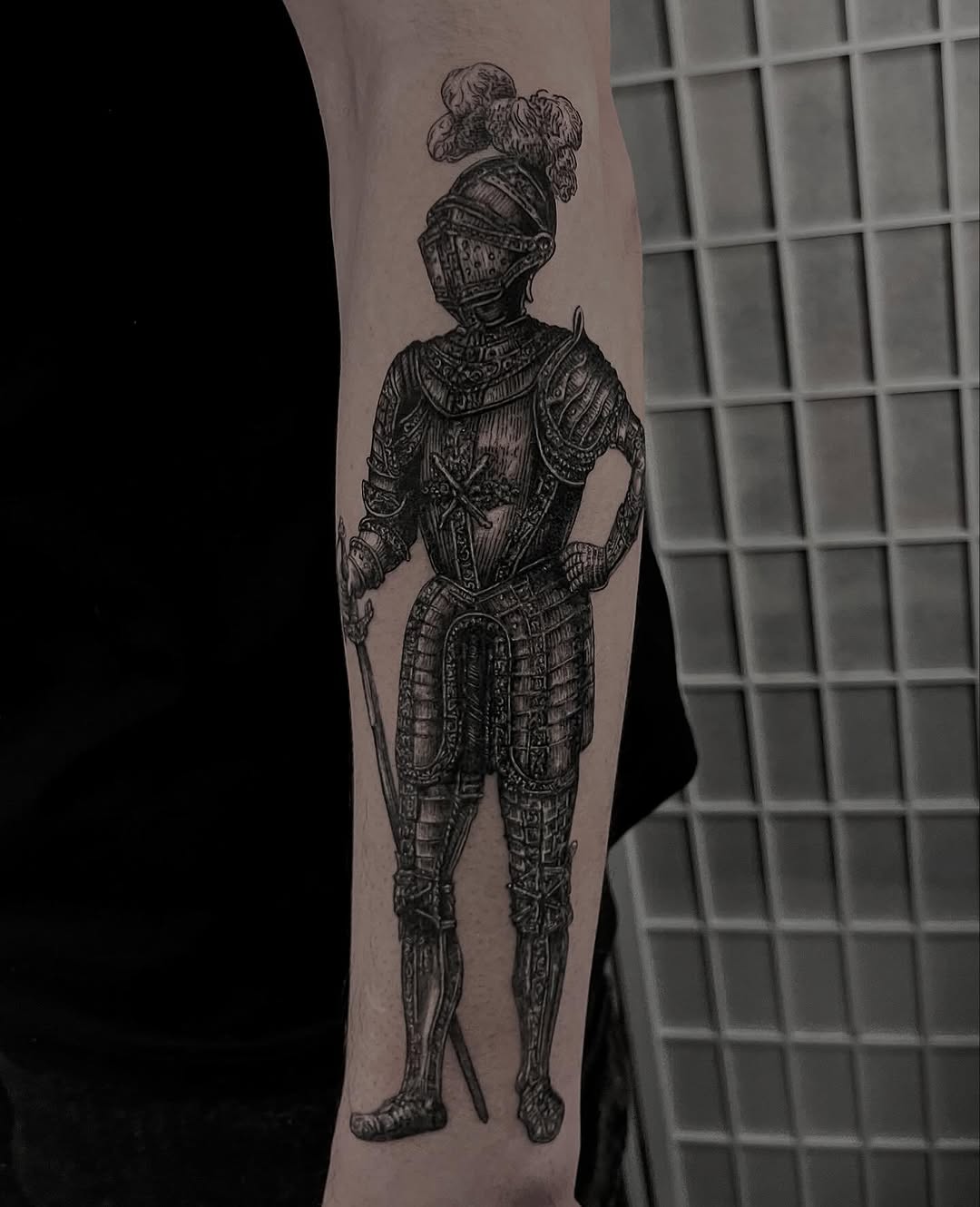 Tattoo by @gracespringerart — realism, black_and_grey