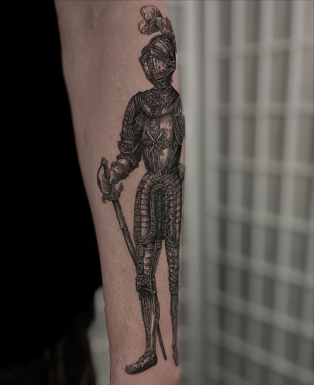 Tattoo by @gracespringerart — black_and_grey, realism