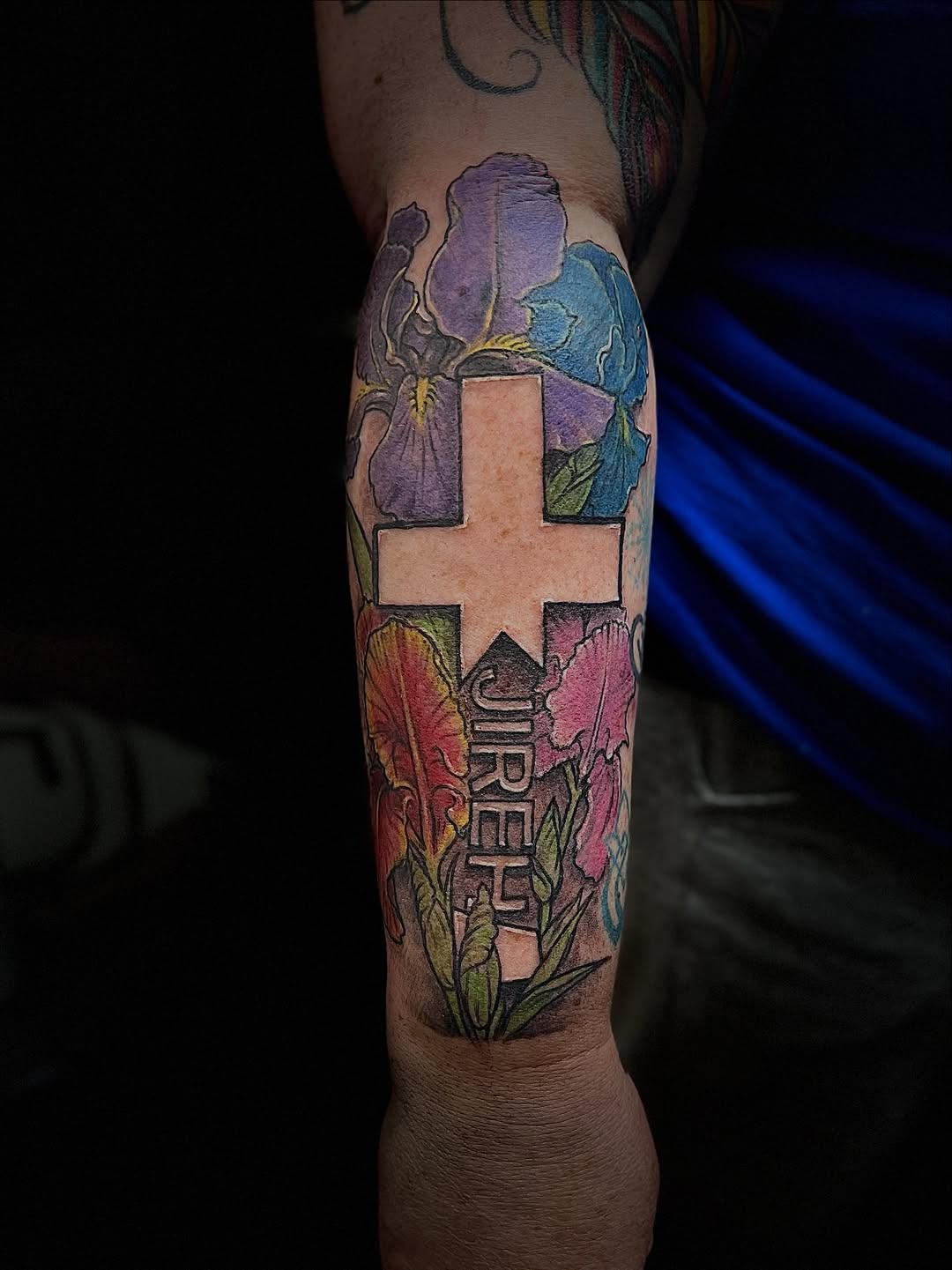 Tattoo by @artedlio — realism, lettering_script