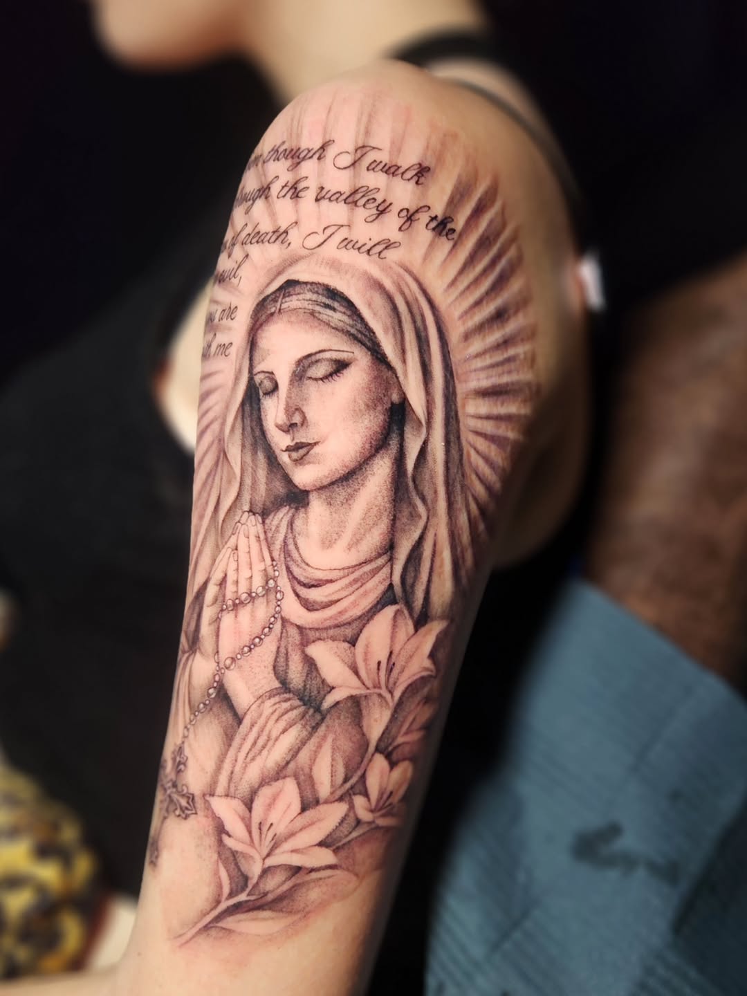 Tattoo by @theinkedgoddess β black_and_grey, realism