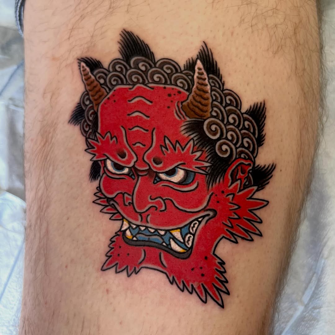 Tattoo by @rockyburley โ japanese_irezumi, american_traditional
