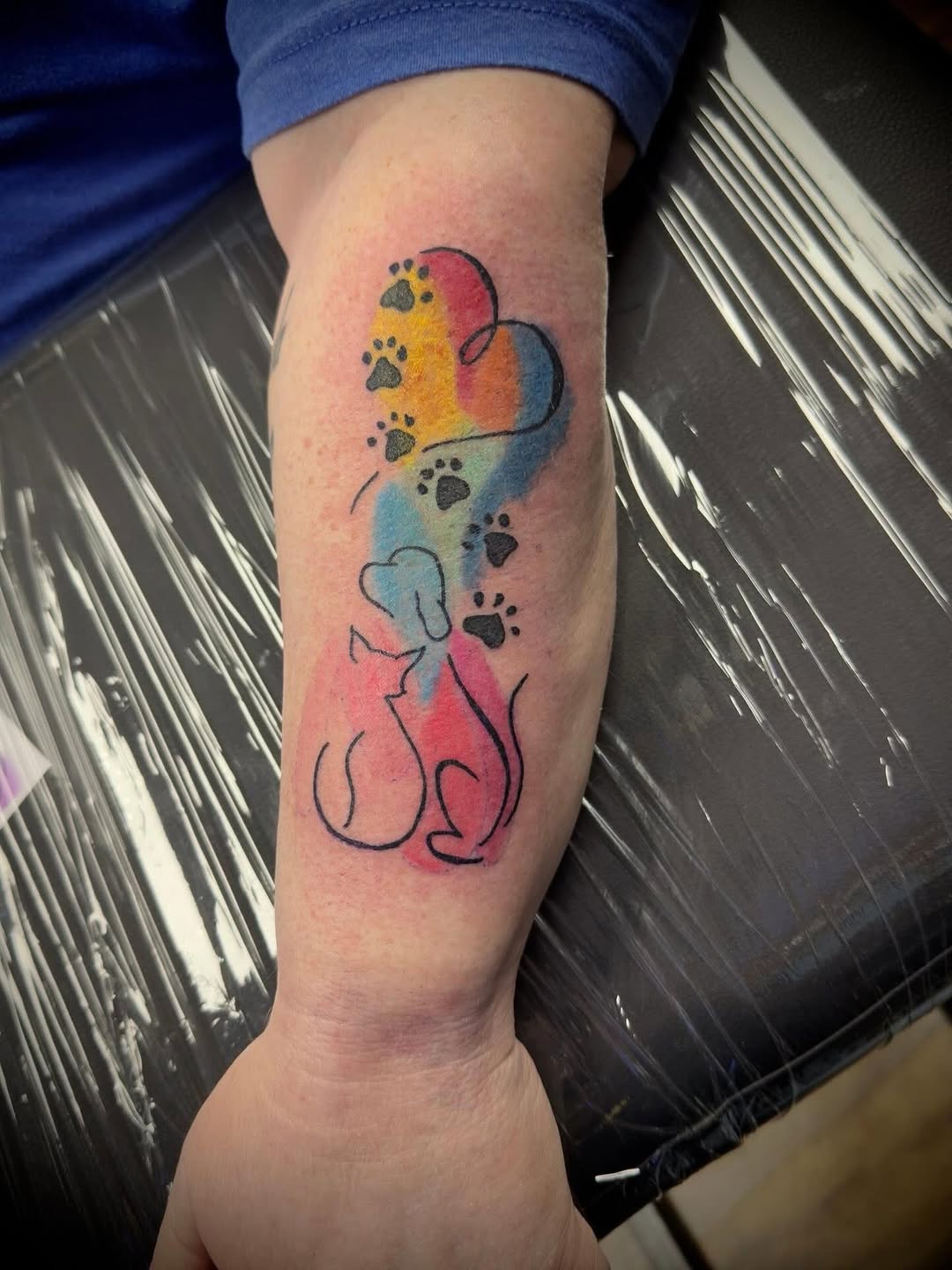Tattoo by @inkslingerjessejames — watercolor
