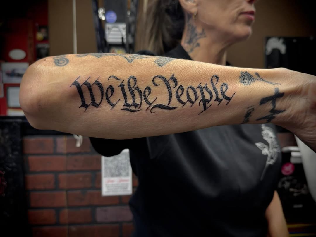 Tattoo by @inkslingerjessejames — lettering_script