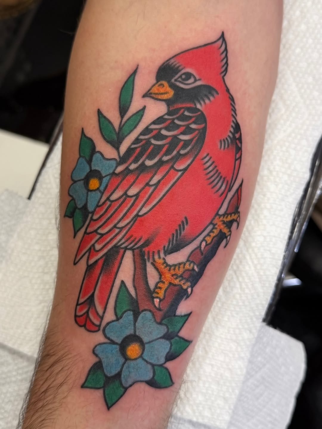 Tattoo by @drewgilestattoo — american_traditional, illustrative