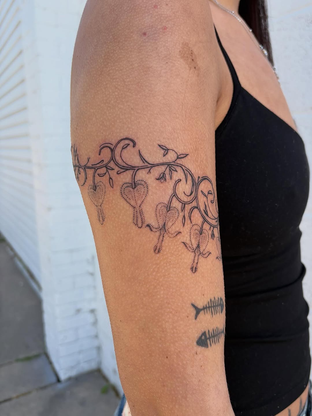 Tattoo by @apricot.pokes β fine_line, ornamental