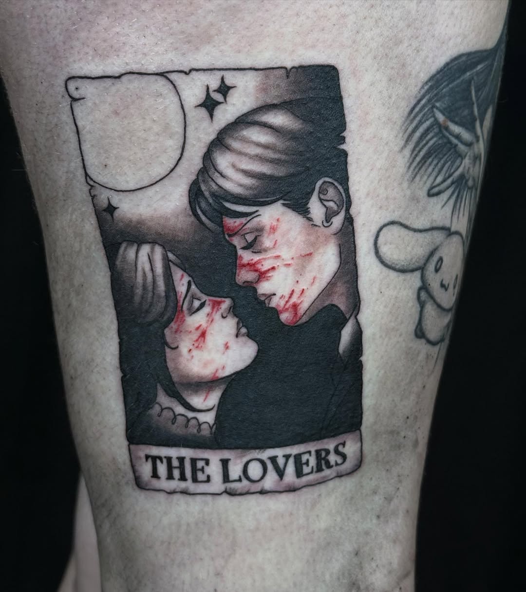 Tattoo by @mirkwood.ink — illustrative, black_and_grey