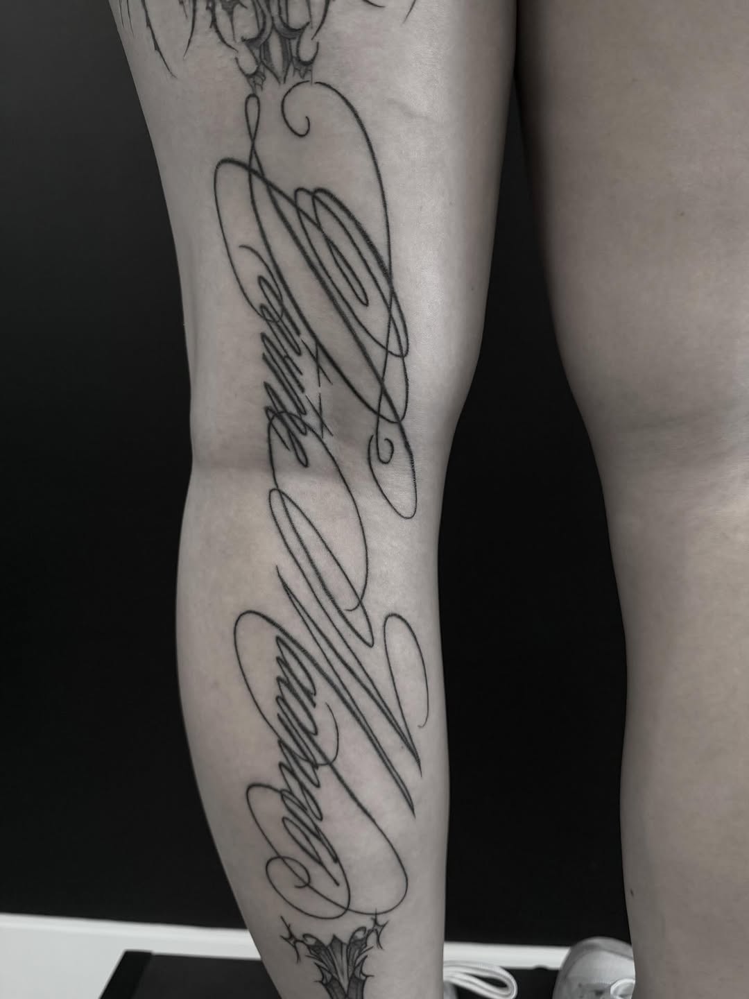 Tattoo by @bonnie_tatt2oos โ lettering_script
