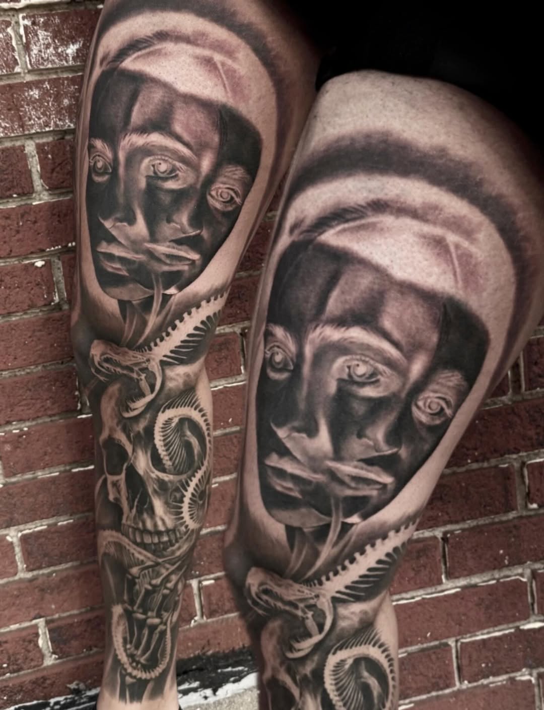 Tattoo by @jeremiahtattoos — realism, dark_realism
