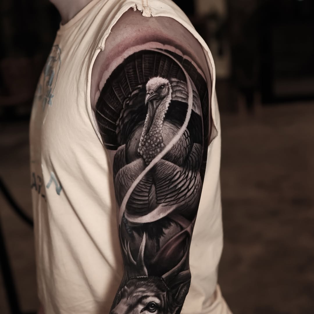 Tattoo by @steven1nk — realism, black_and_grey