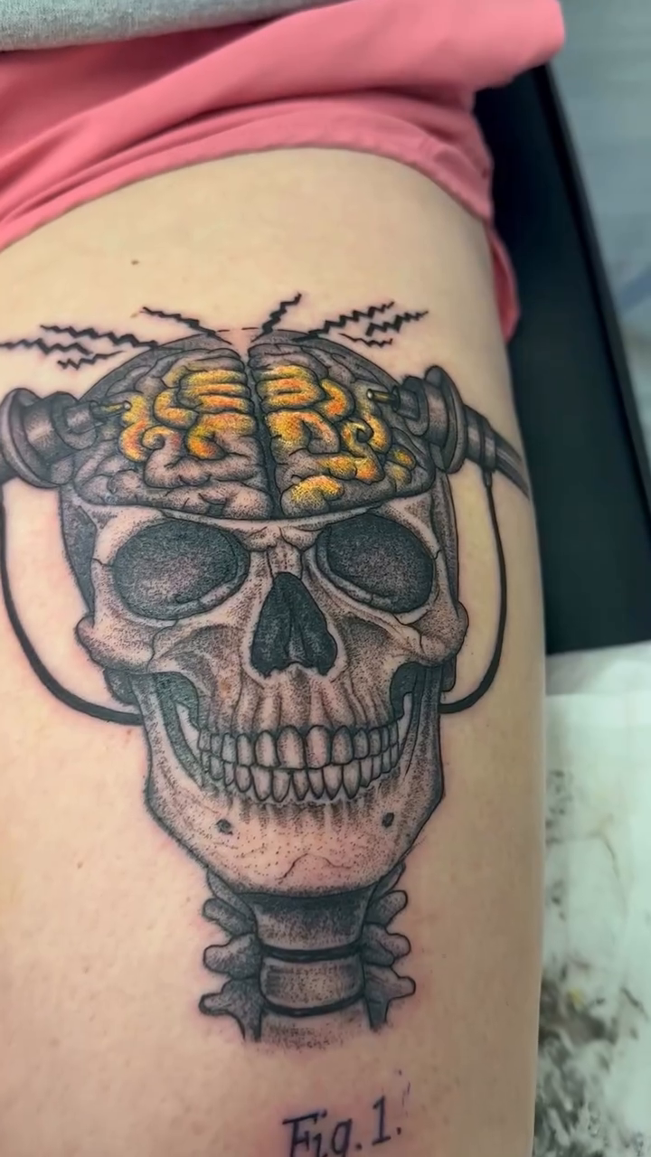 Tattoo by @josh.d.anderson — black_and_grey, realism