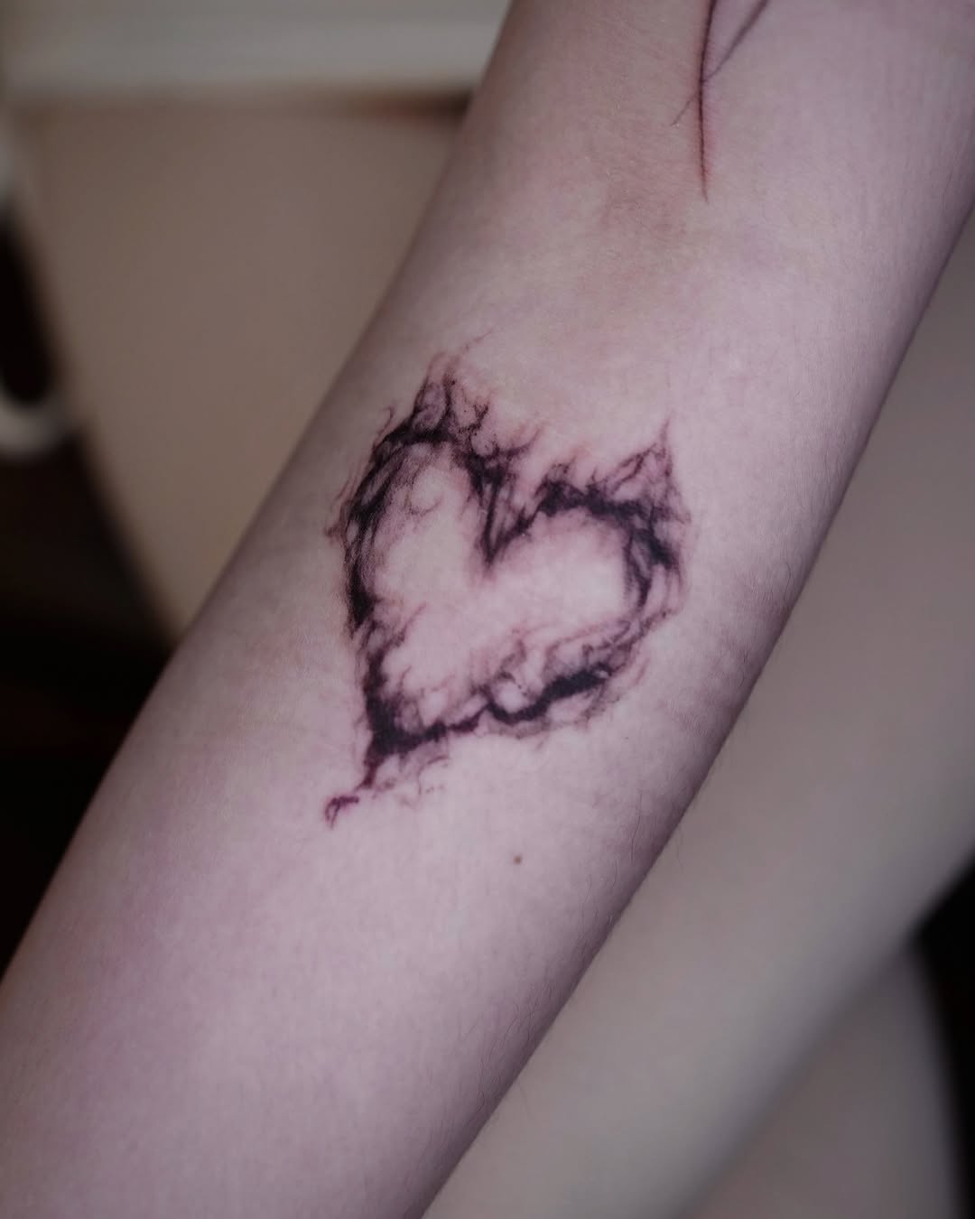 Tattoo by @ashencoil — blackwork