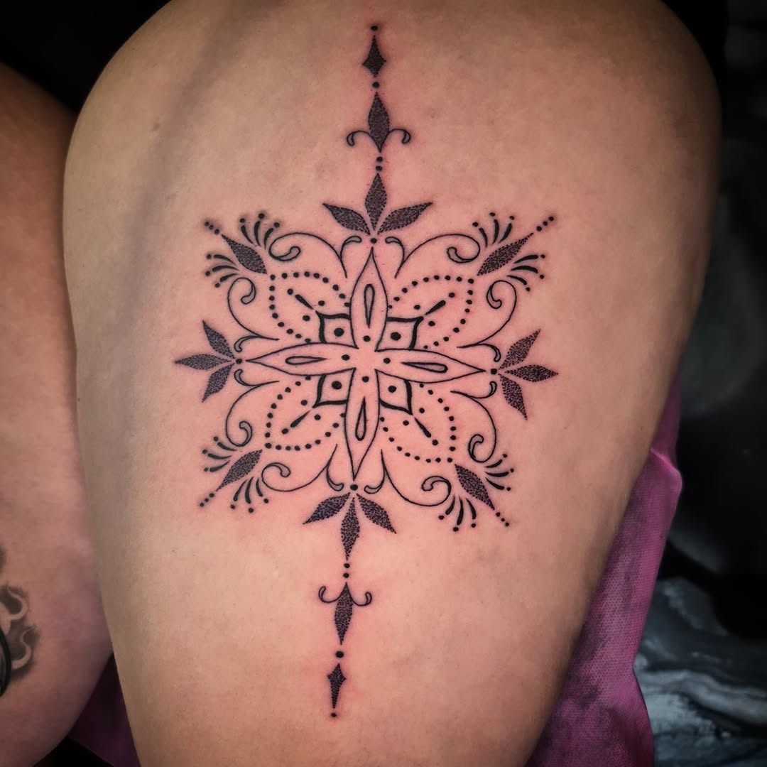 Tattoo by @cwolfgang.tattoo — fine_line, geometric