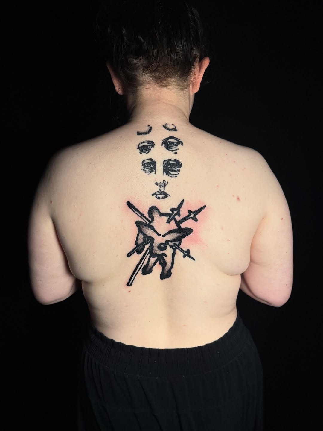 Tattoo by @zink7_ — blackwork