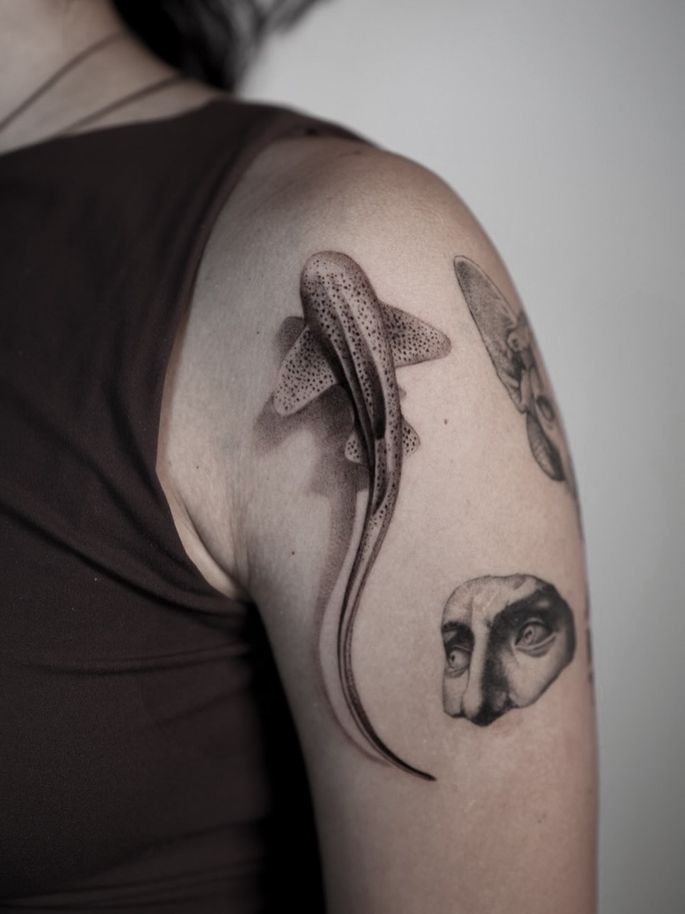 Tattoo by @zk.ink — realism, black_and_grey