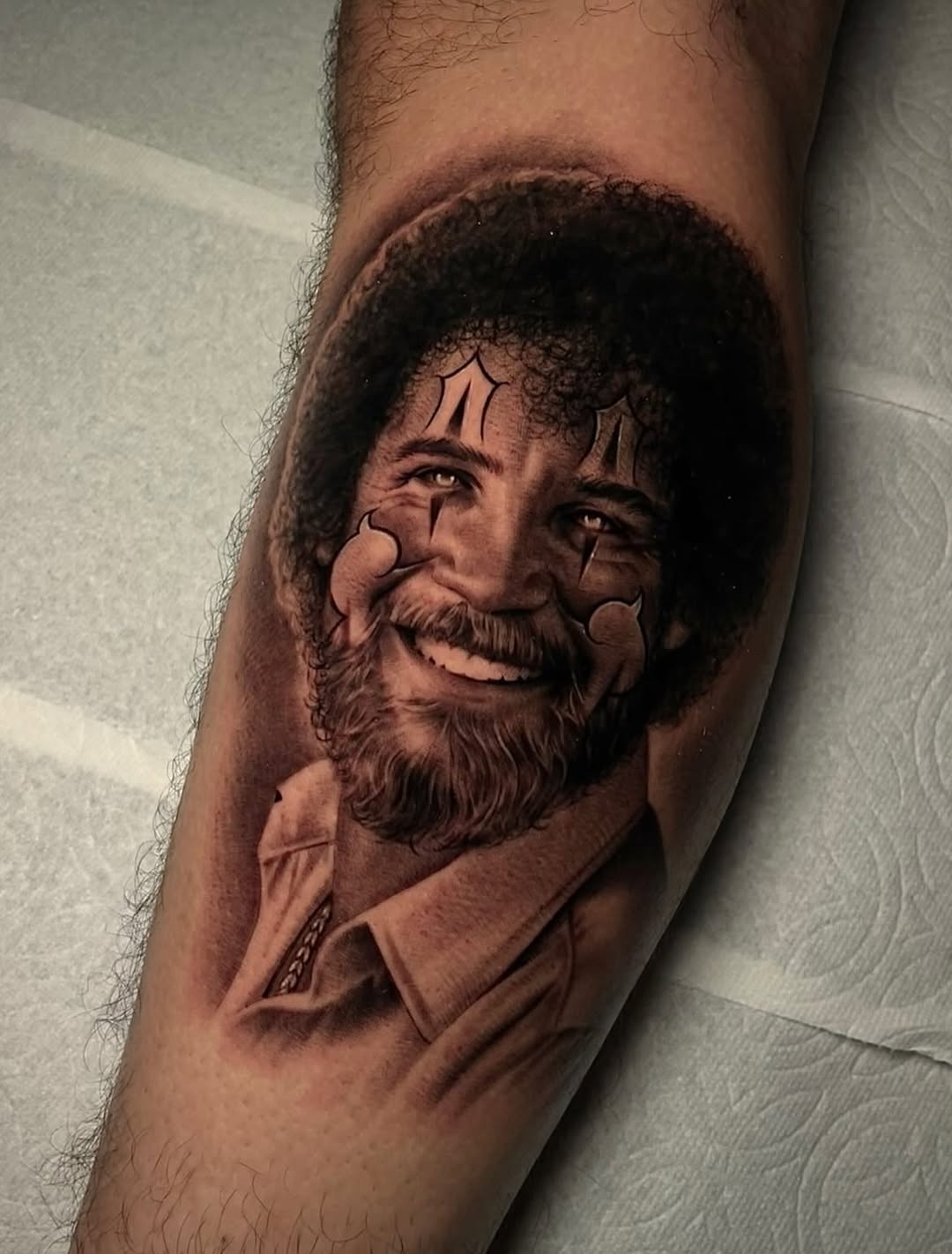 Tattoo by @4biddenfruit.tattoo โ realism, chicano