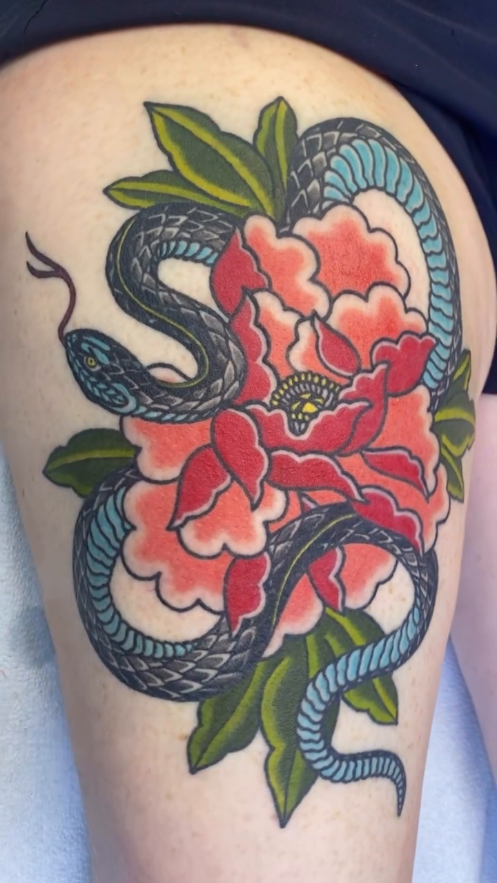Tattoo by @tattoosbydice — japanese_irezumi, neo_traditional