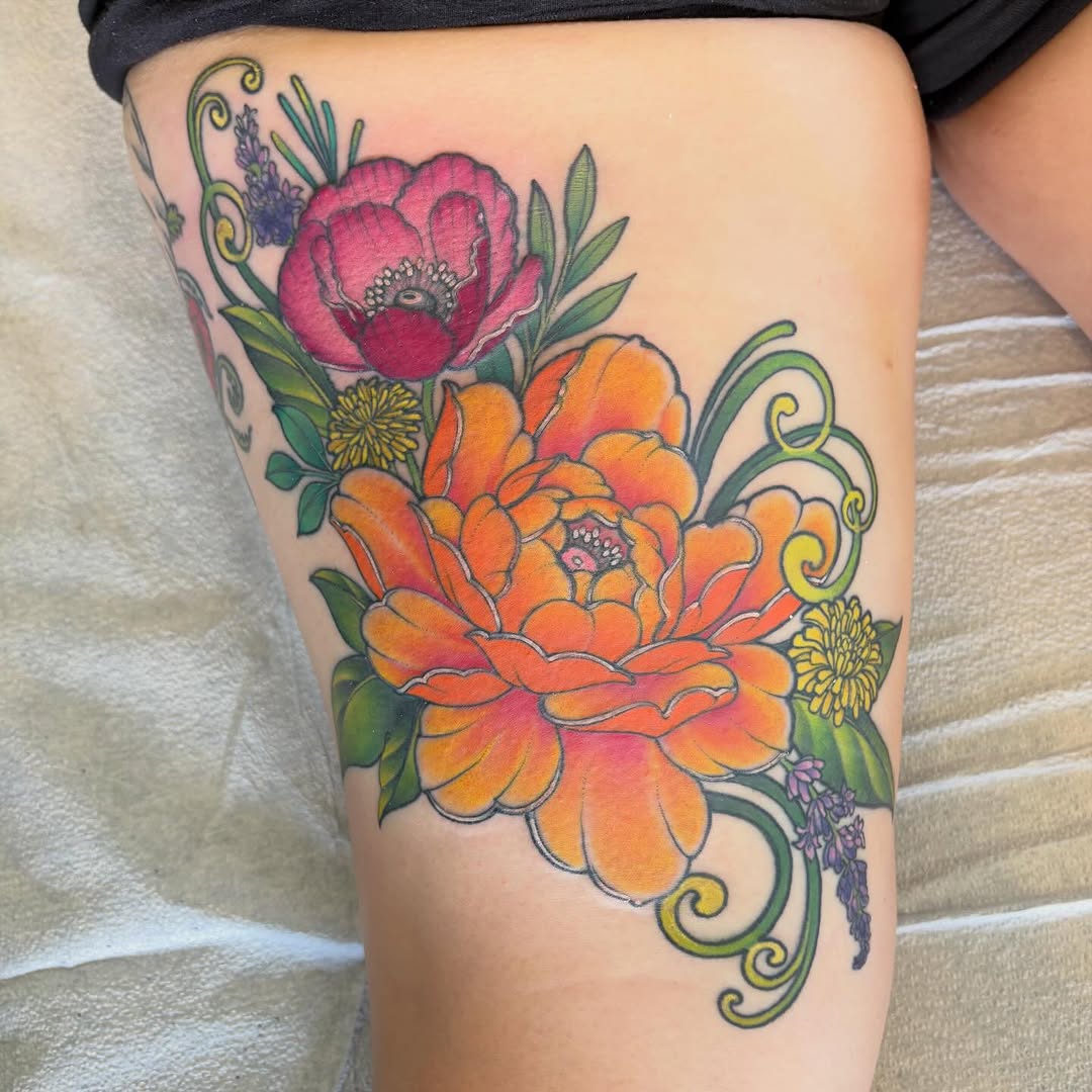 Tattoo by @ldayvee — neo_traditional, realism