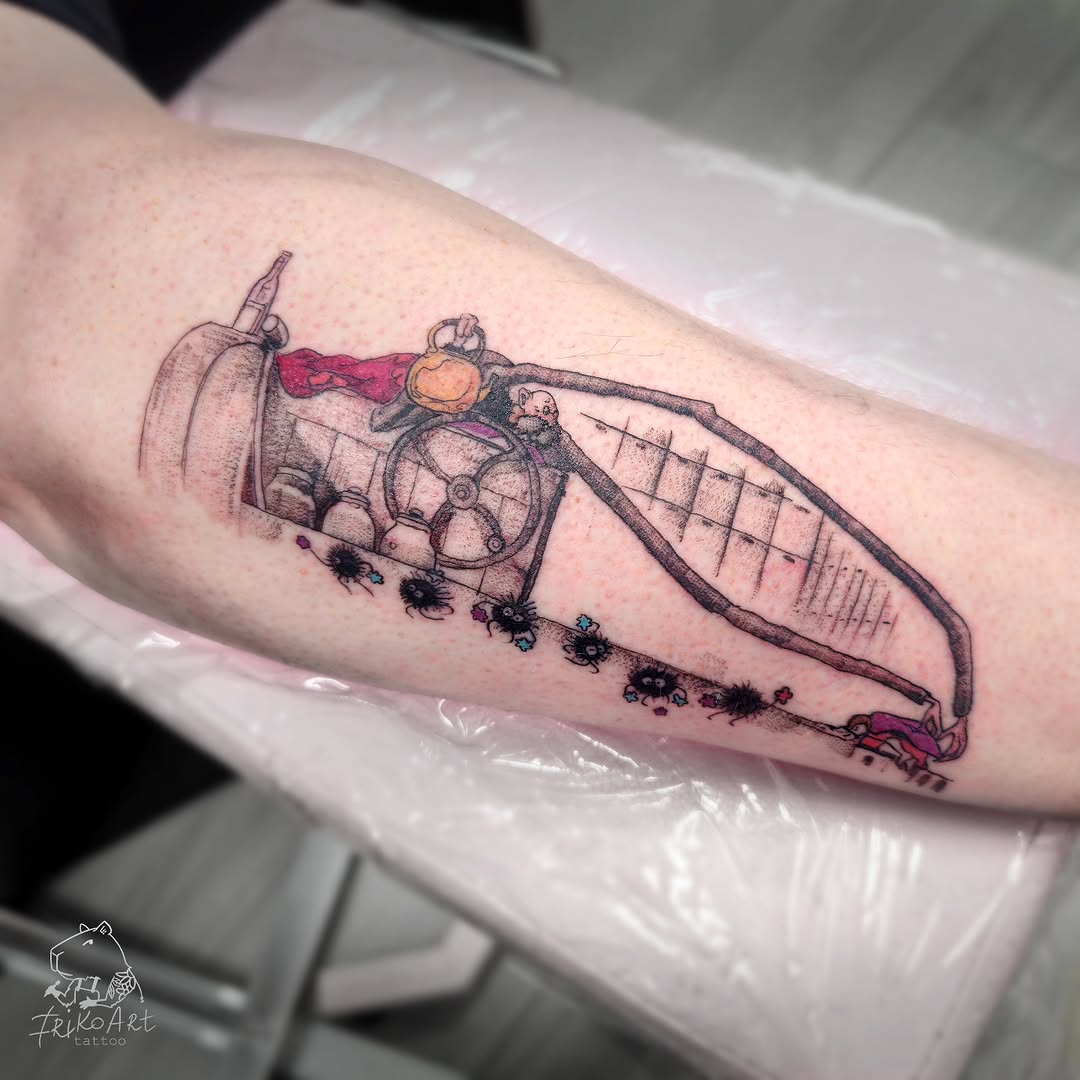 Tattoo by @irikoart_tattoo — illustrative, anime
