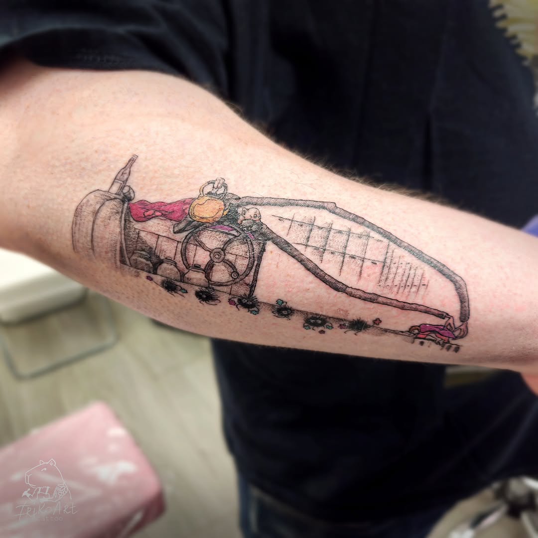 Tattoo by @irikoart_tattoo — illustrative, anime