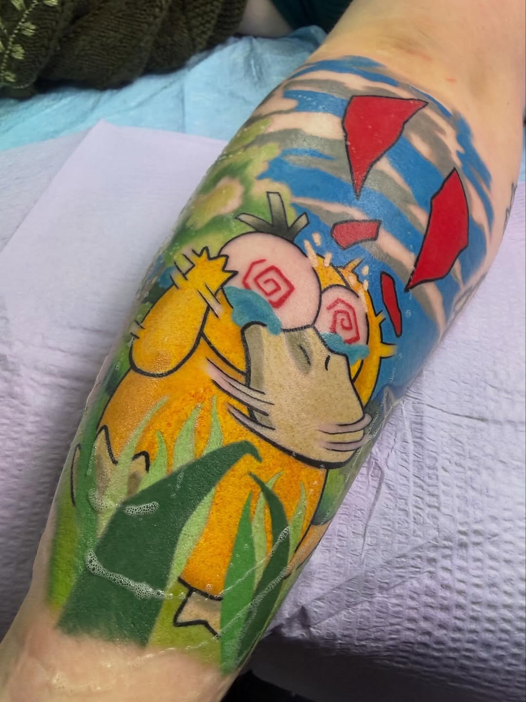 Tattoo by @damnros — new_school, anime