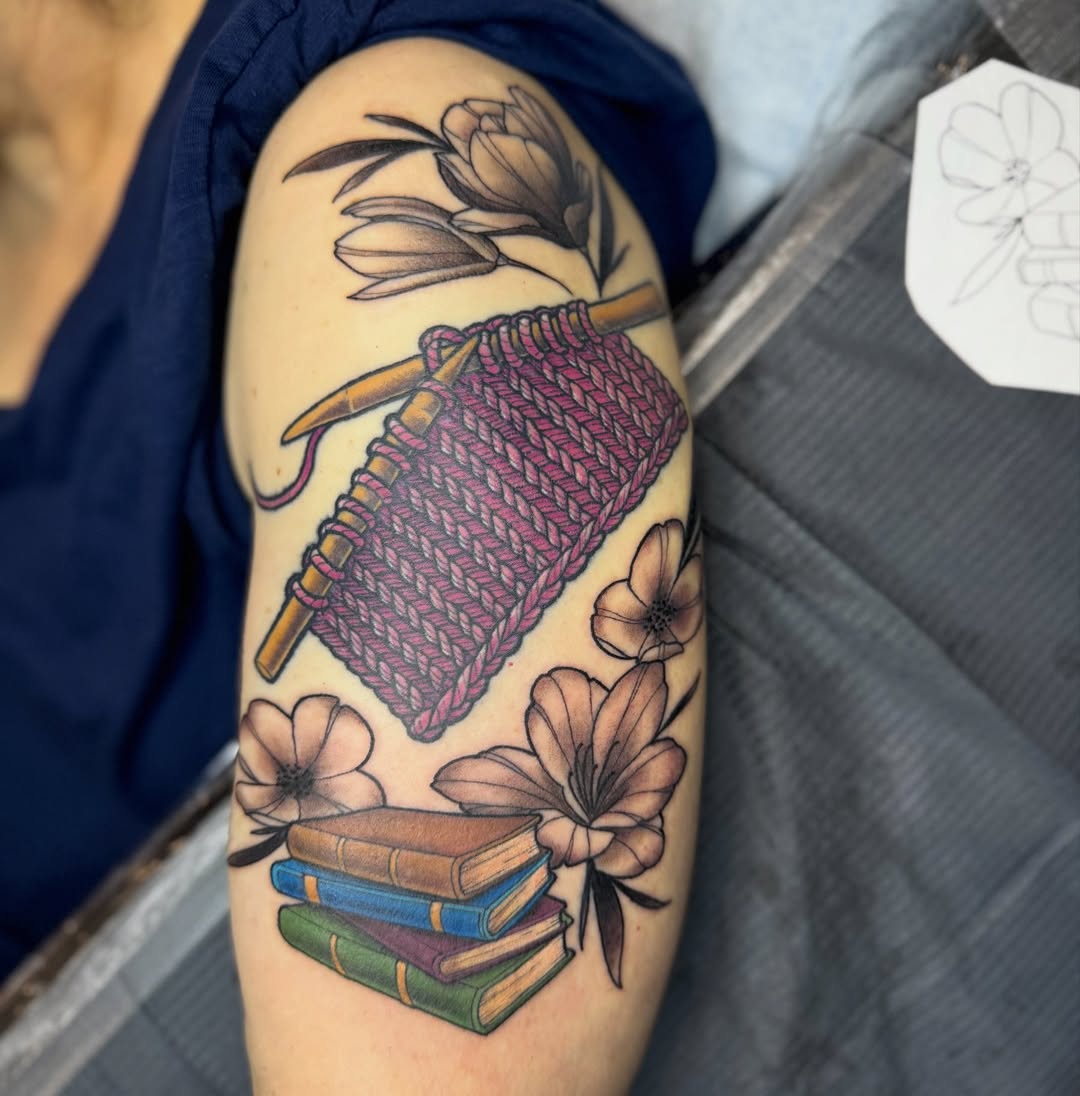 Tattoo by @crappy_name — illustrative, black_and_grey