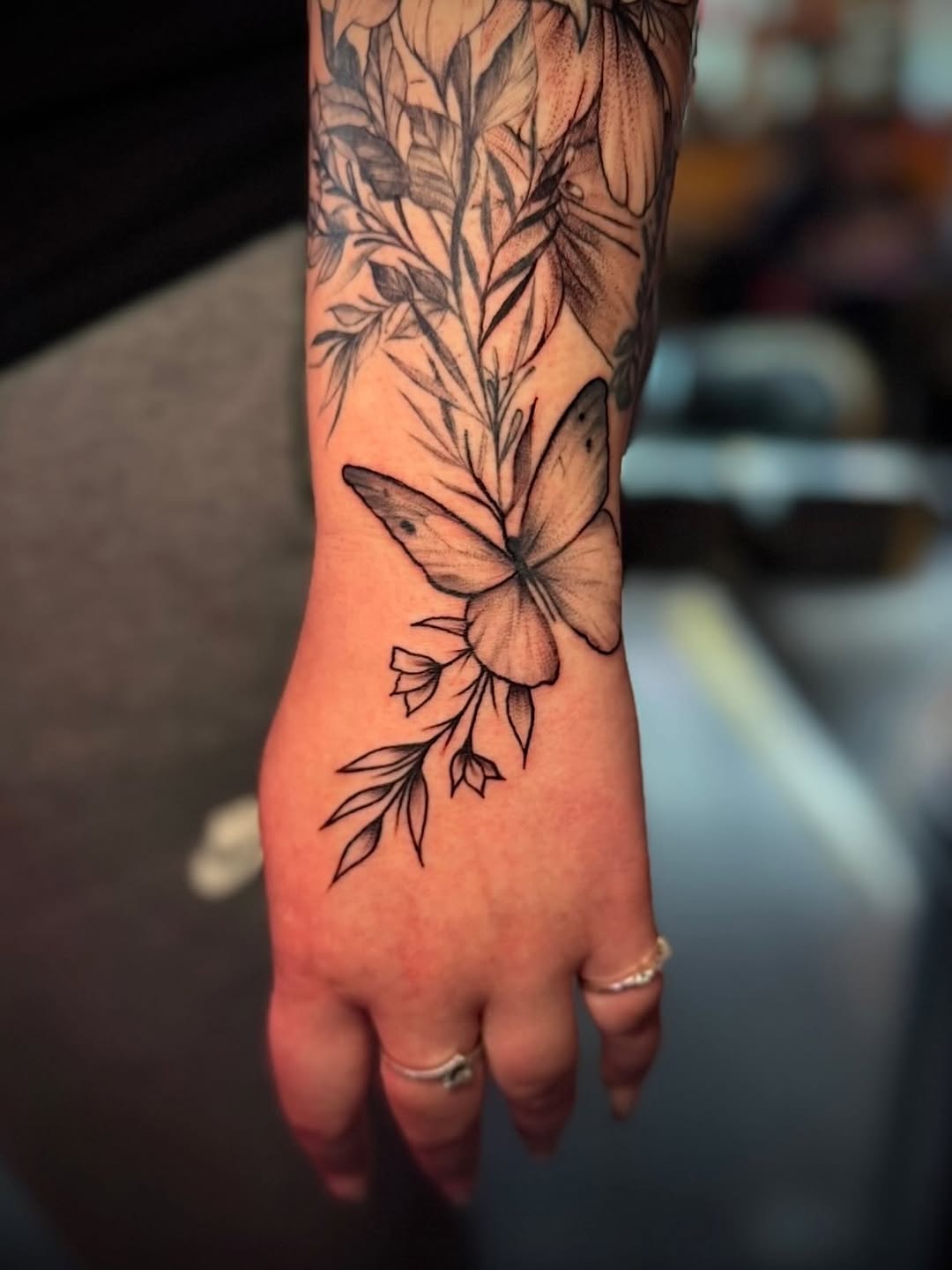 Tattoo by @blytattoos — fine_line, black_and_grey