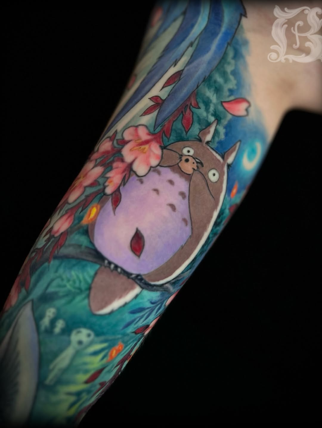 Tattoo by @brianchamberstattoo — anime, watercolor