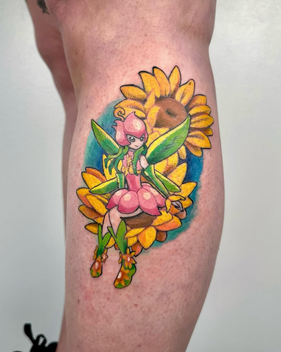 Tattoo by @dreamboy.ink — illustrative, anime