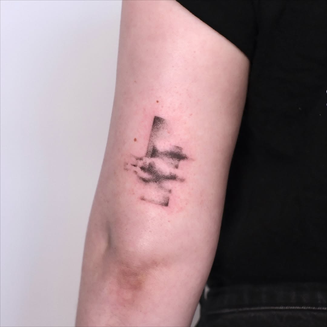 Tattoo by @snappy.dots — illustrative, black_and_grey