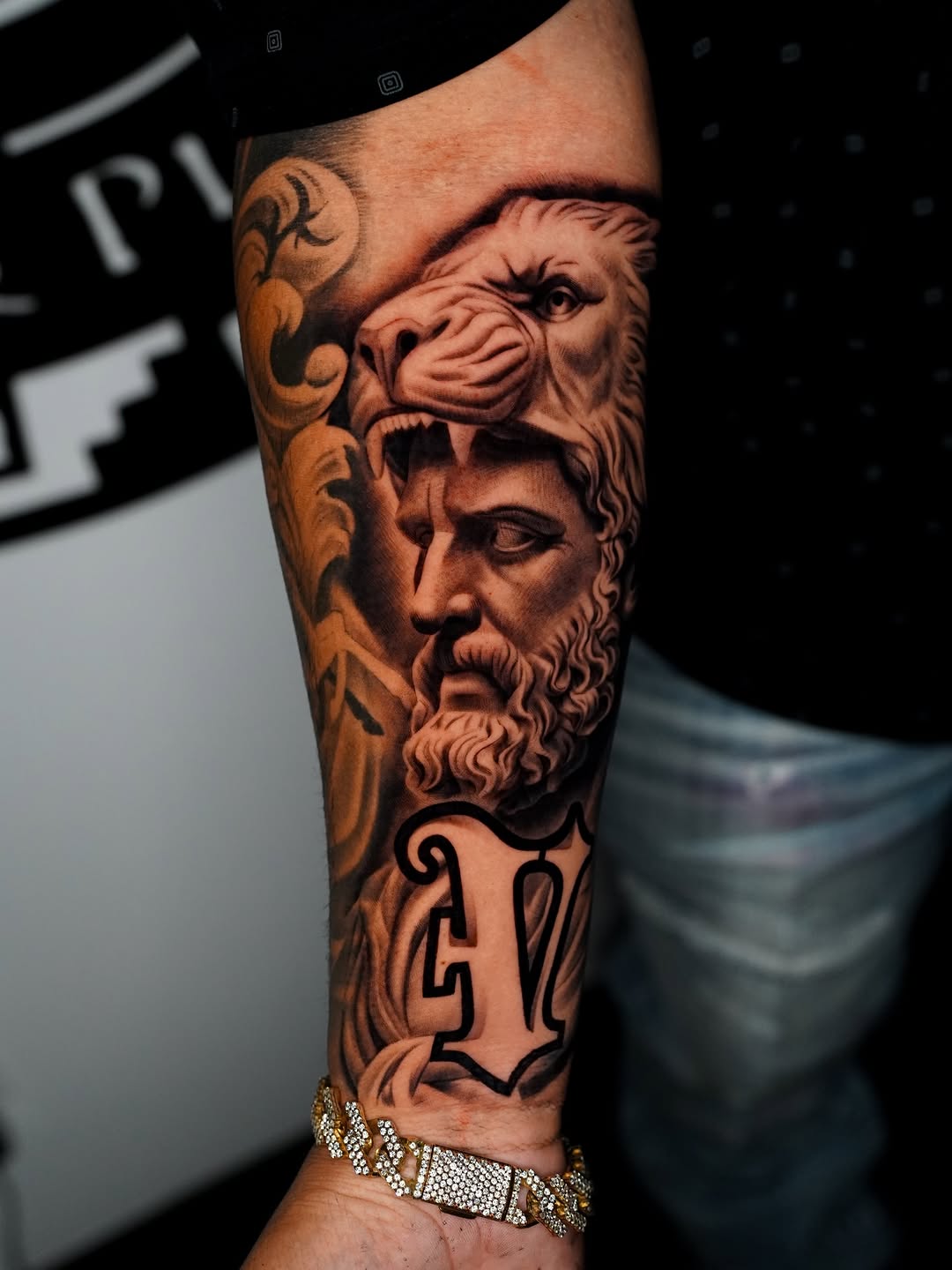 Tattoo by @salvador.tattoos — realism, black_and_grey