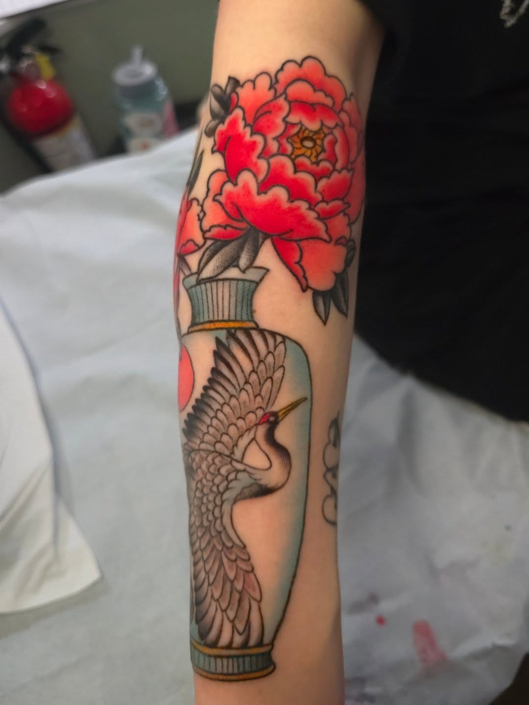 Tattoo by @jballardtattoos — japanese_irezumi, american_traditional