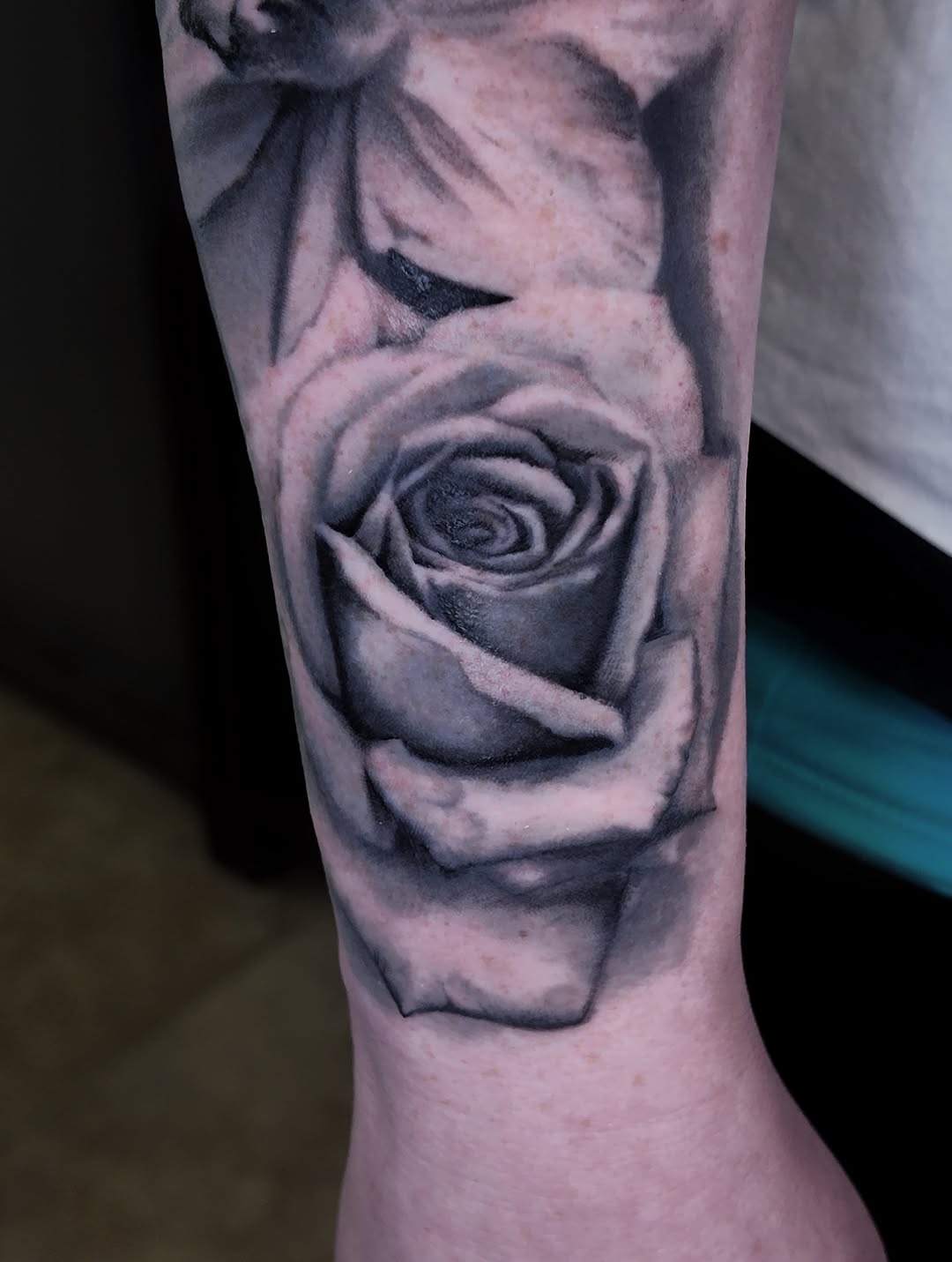 Tattoo by @thekidkennedy — realism, black_and_grey
