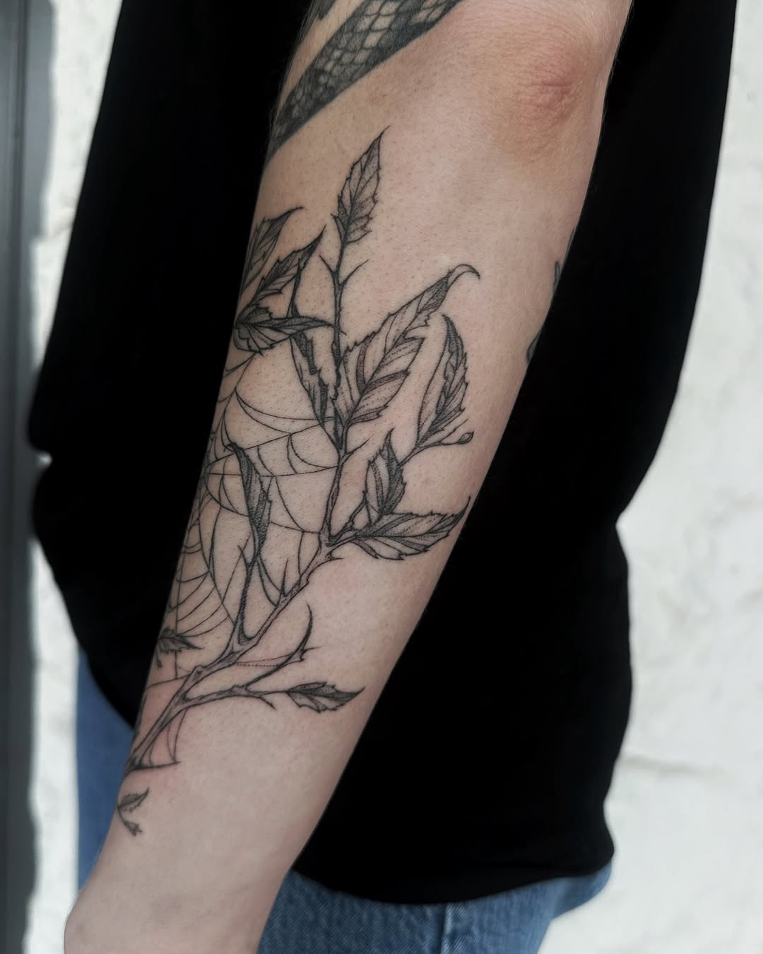 Tattoo by @ornatebones β blackwork