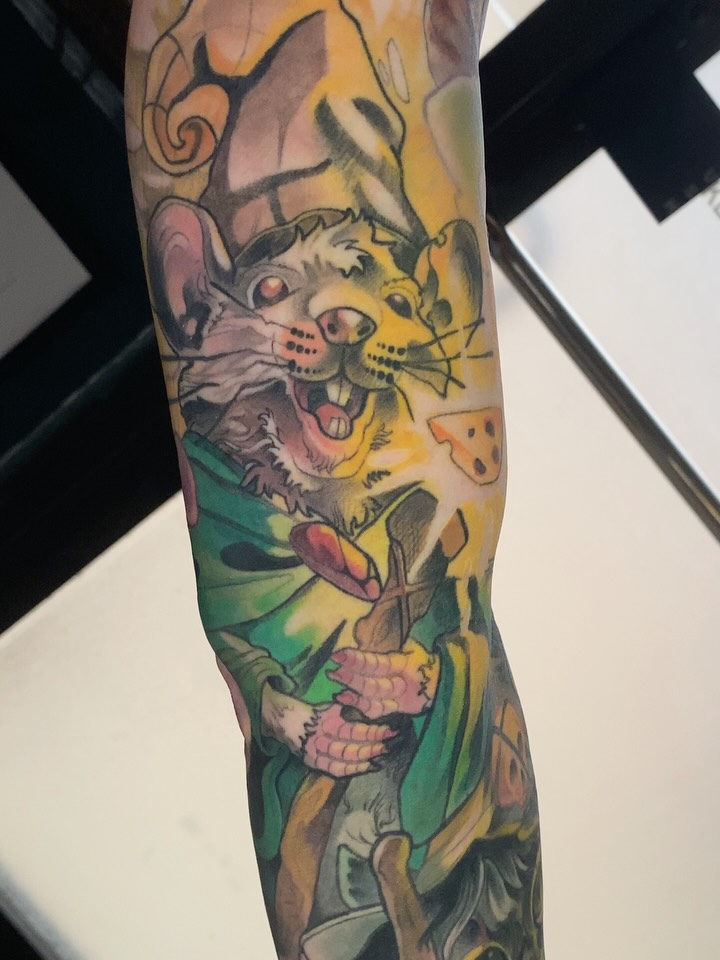 Tattoo by @karaxklenk — new_school, illustrative