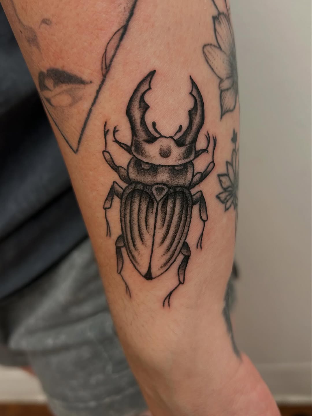 Tattoo by @chris_spence_tattoos — illustrative, black_and_grey