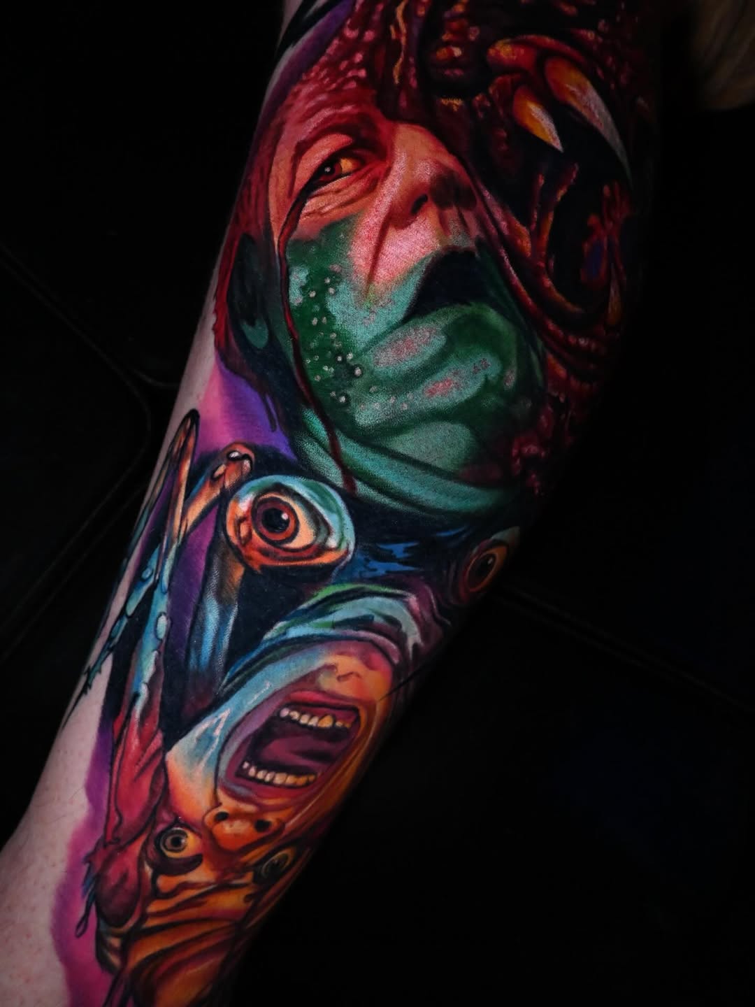 Tattoo by @casketbuddy — realism, dark_realism
