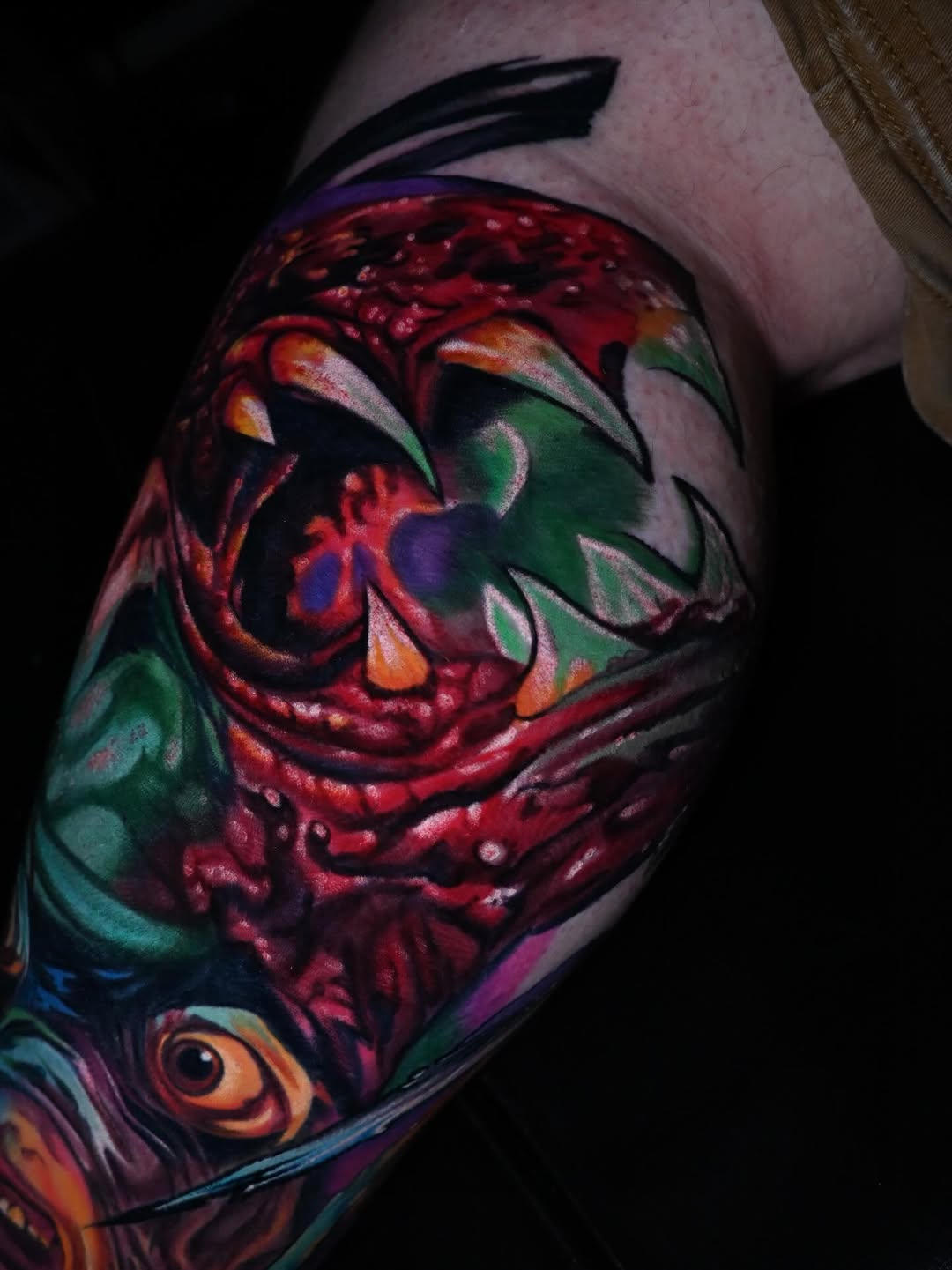 Tattoo by @casketbuddy — illustrative, dark_realism