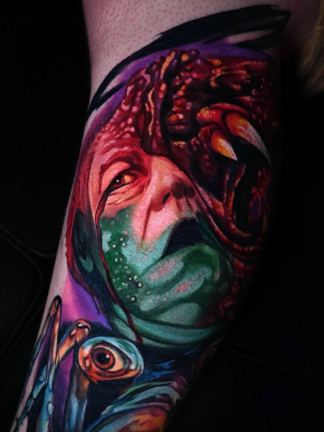 Tattoo by @casketbuddy — realism, dark_realism