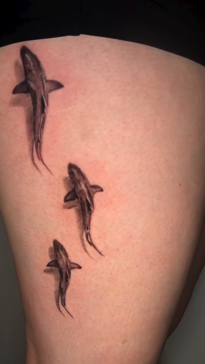 Tattoo by @vileinkzz — black_and_grey, realism
