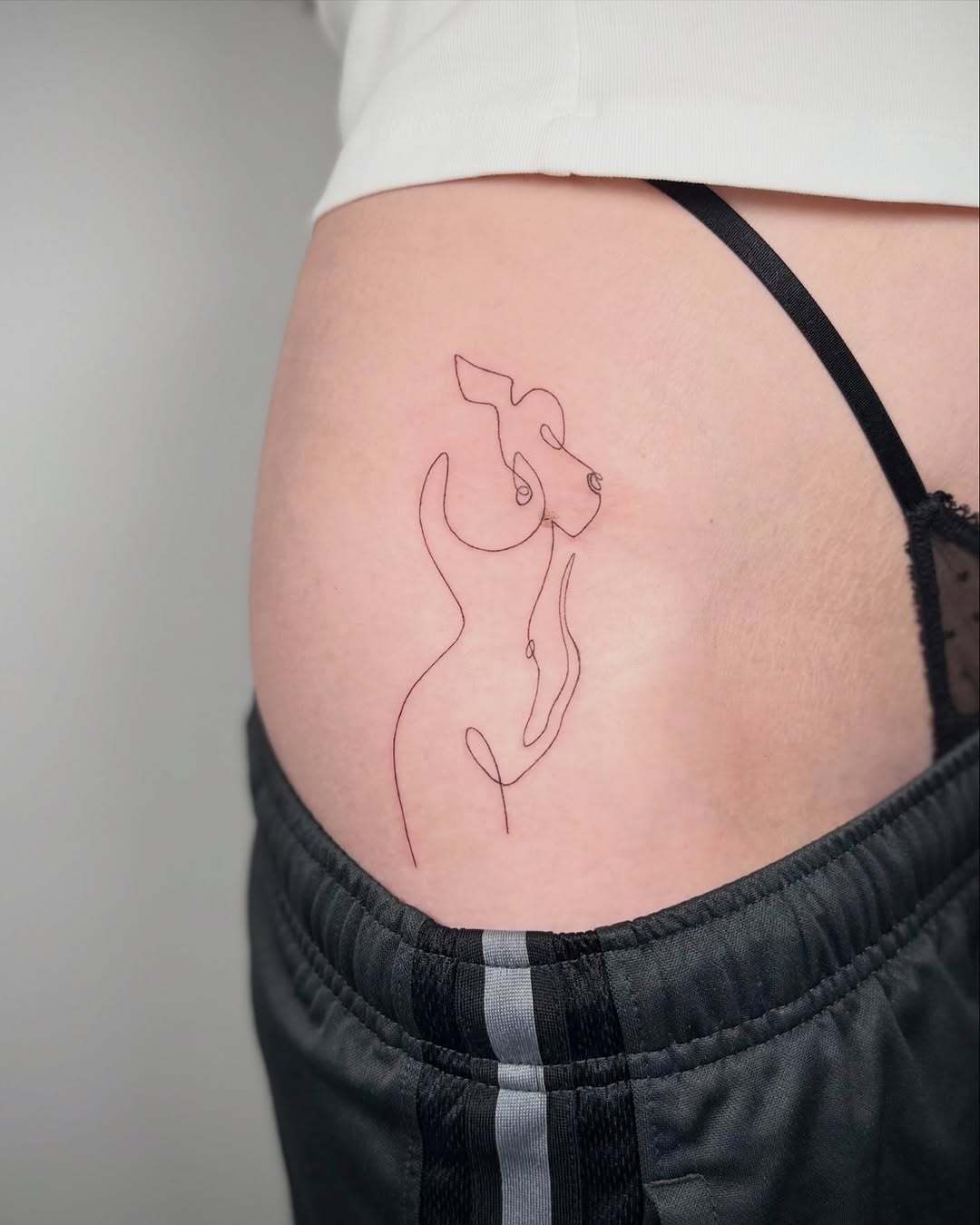Tattoo by @yungpentagrams โ fine_line