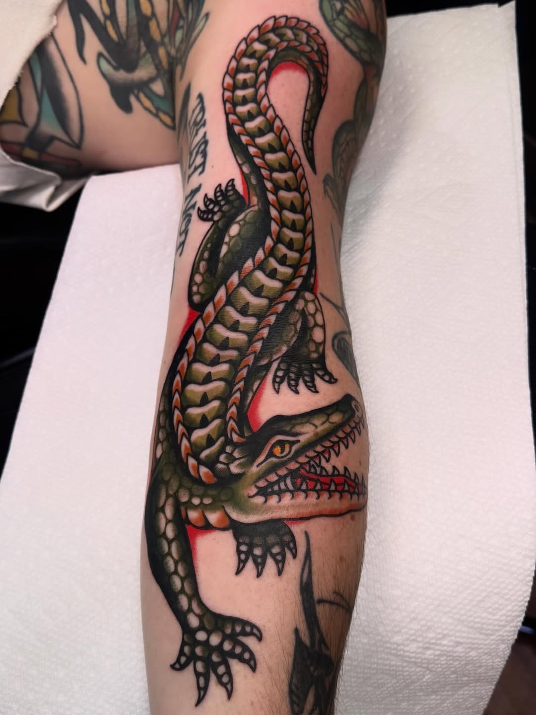 Tattoo by @ryanengels_tattoo — american_traditional, illustrative