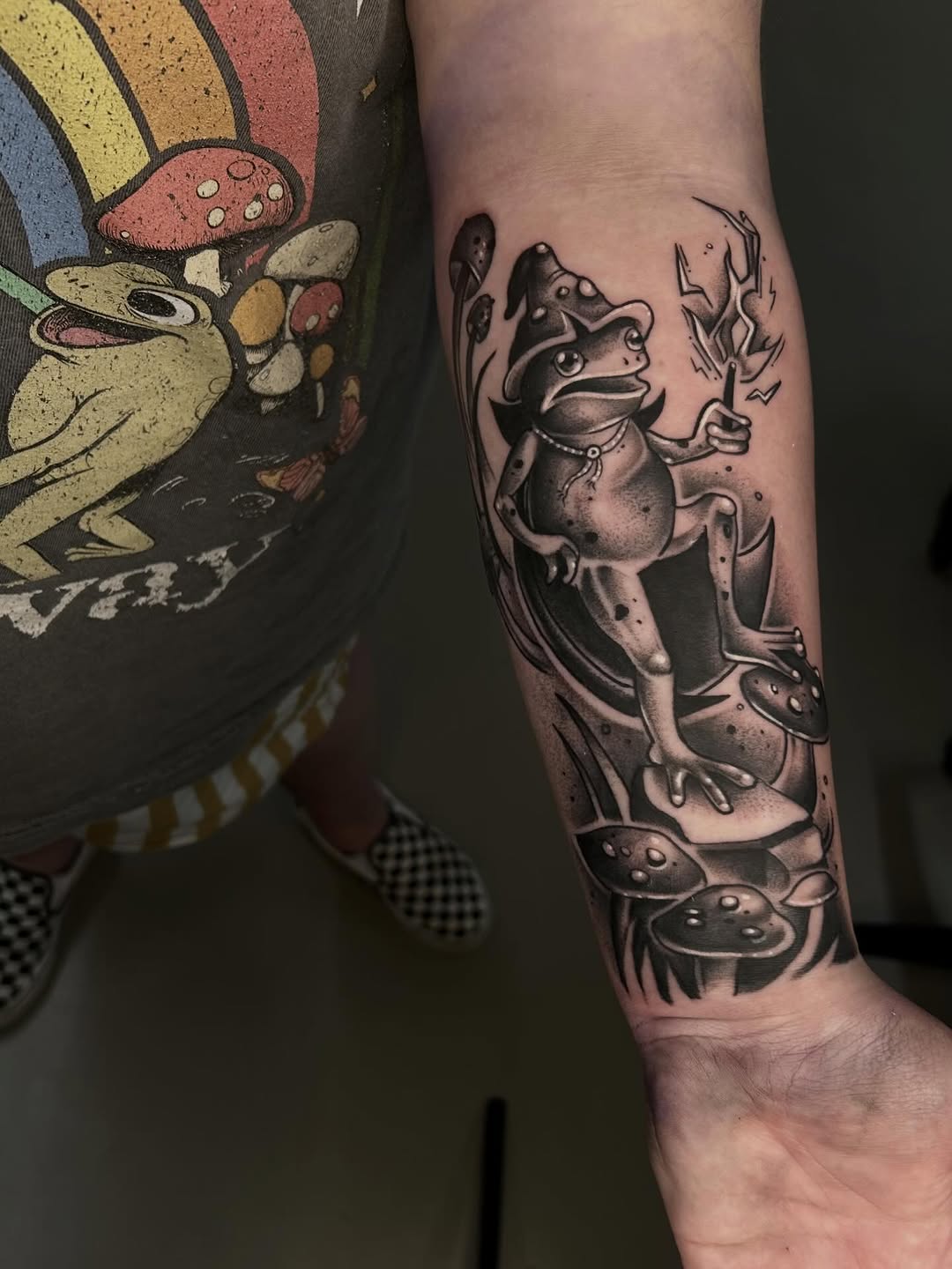 Tattoo by @halefiretattoos — black_and_grey