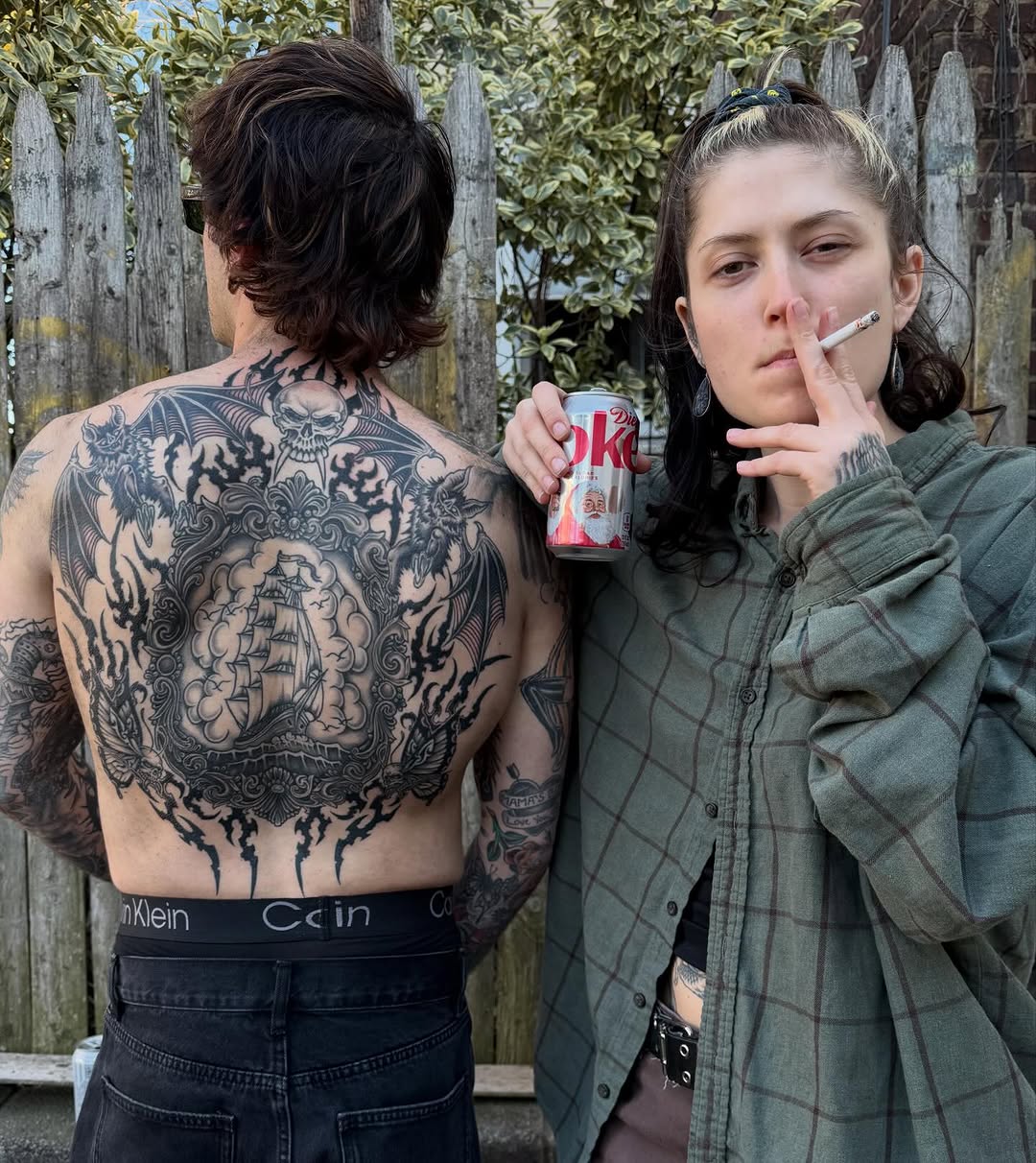Tattoo by @emilymiljatattoos — blackwork, illustrative