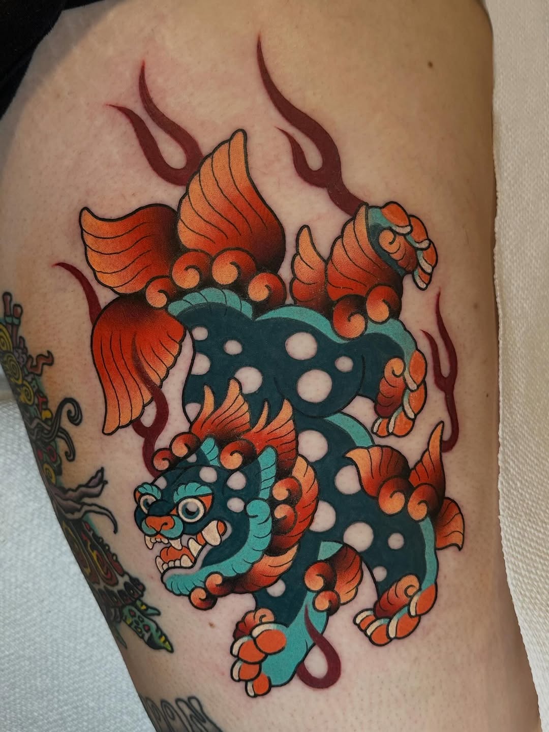 Tattoo by @rugido — japanese_irezumi, illustrative