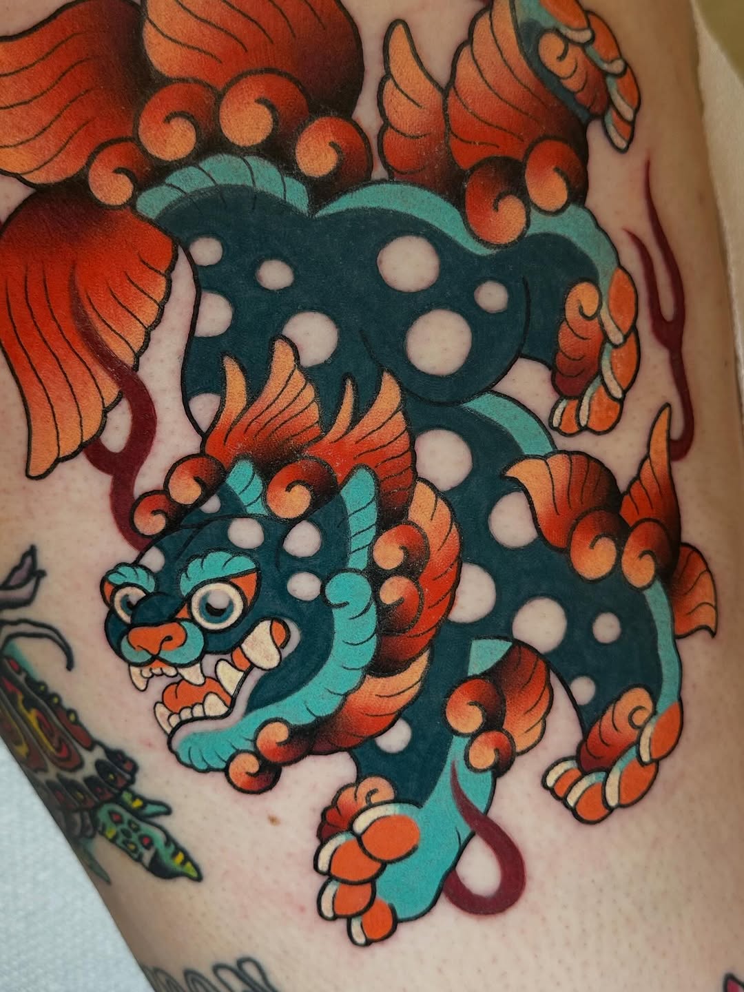 Tattoo by @rugido — japanese_irezumi, illustrative