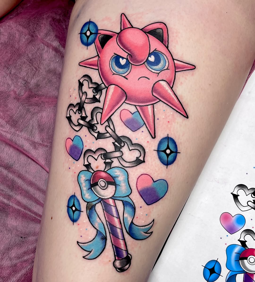 Tattoo by @ghostmalonetattoo — new_school, anime