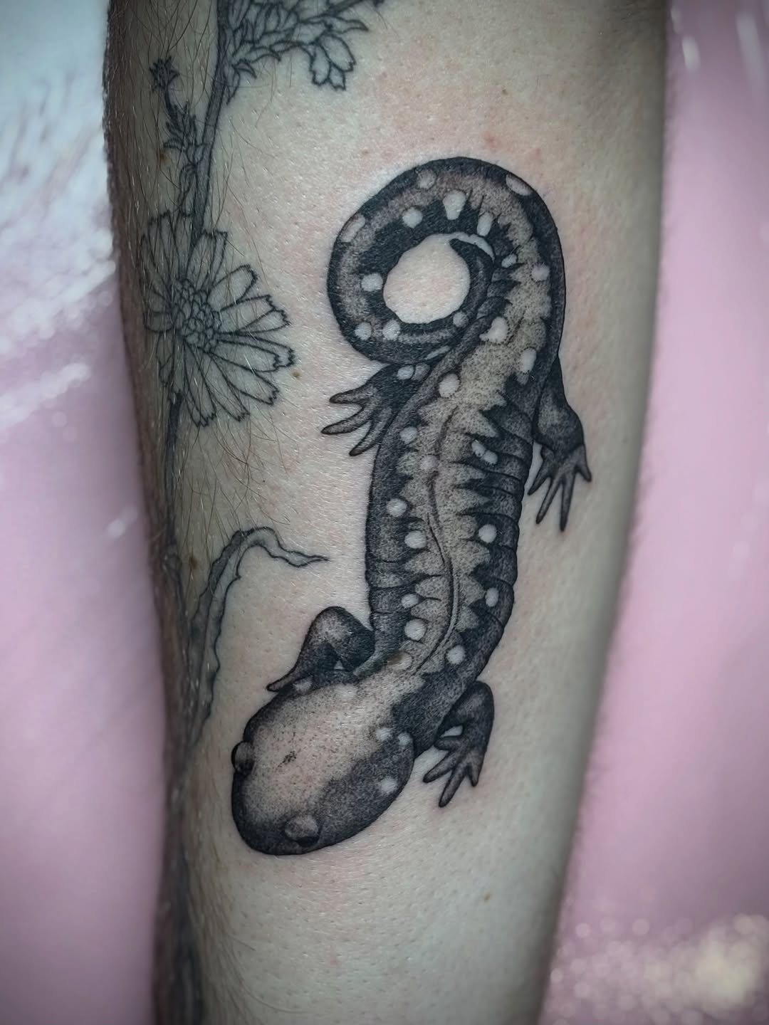 Tattoo by @rosie_coyote — realism, black_and_grey