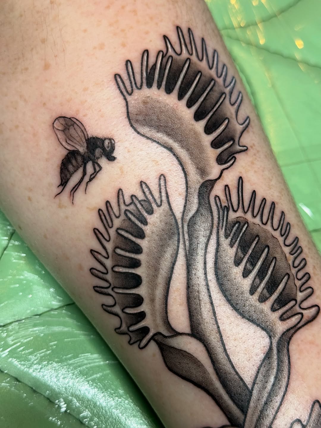 Tattoo by @lilymyriatattoos — realism, black_and_grey