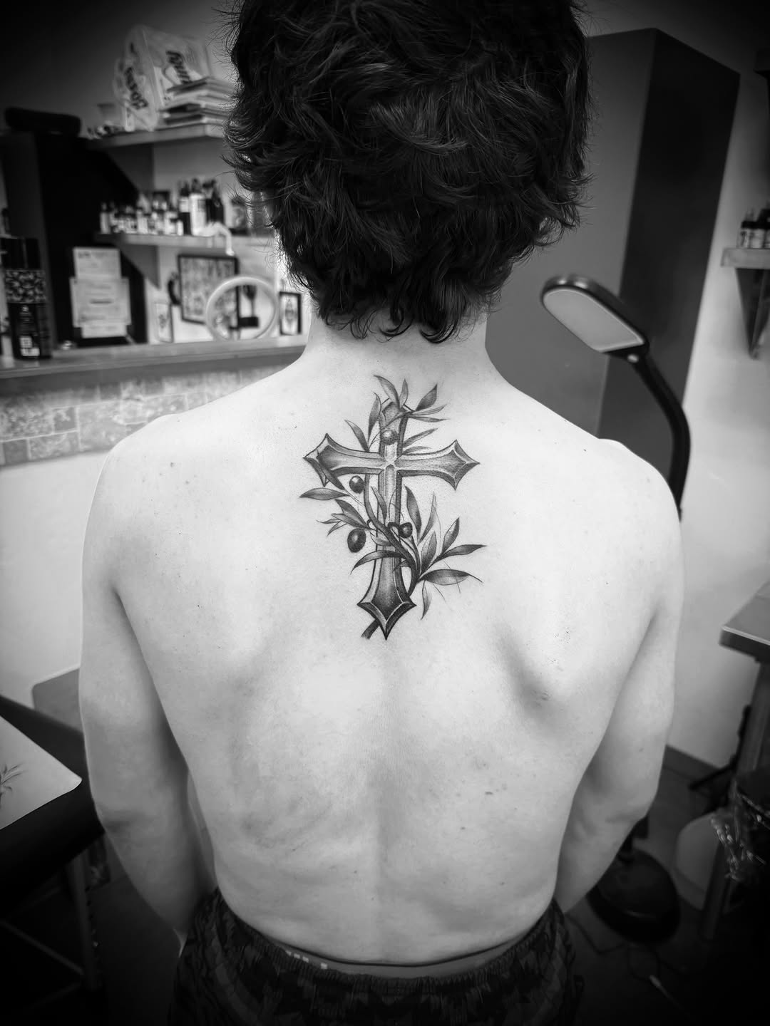 Tattoo by @archangel_artistry — black_and_grey, illustrative